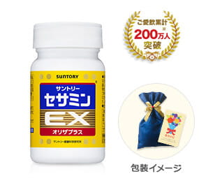 ご愛飲累計200万人突破※ ギフトカードイメージ