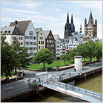 ドイツ・ケルンの街並みイメージ写真