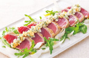 鮪のカルパッチョ