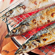 焼き秋刀魚（さんま）の写真