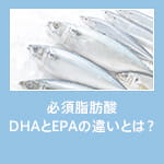 必須脂肪酸DHAとEPAの違いとは？