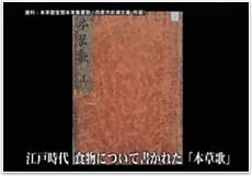 江戸時代の書物『本草歌』