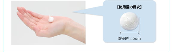 【使用量の目安】