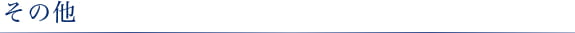 その他