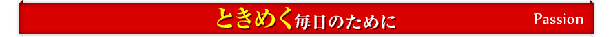 ときめく毎日のために Passion