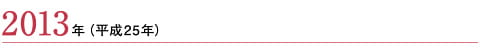 2013年（平成25年）