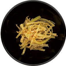 大根の皮のきんぴら