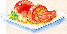 丸ごとトマトの黒酢ピクルス