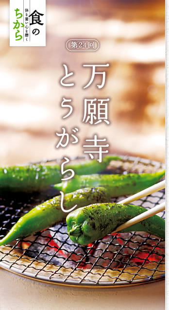 食のちから　体を養い心を磨く　第24回：万願寺とうがらし