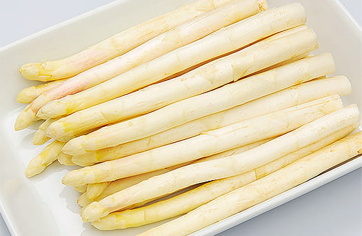 ホワイトアスパラガスの写真。