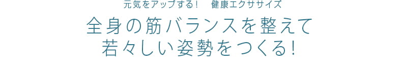 48 エクササイズのプロ　ティップネスが教える　元気をアップする！健康エクササイズ　全身の筋バランスを整えて若々しい姿勢をつくる！