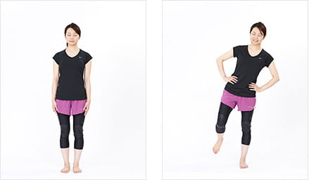 お腹の弾力性をチェック！