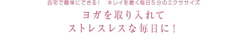 45 自宅で簡単にできる！キレイを磨く毎日5分のエクササイズ