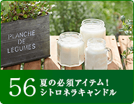 56 虫が気になる夏の必須アイテム！シトロネラキャンドル