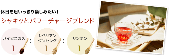 ２　シャキッとパワーチャージブレンド