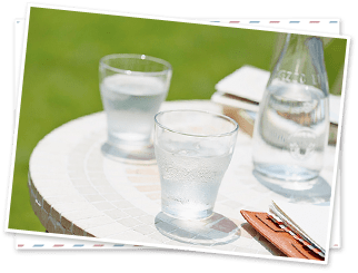 水を飲む前に ・・・ ハーブチンキ