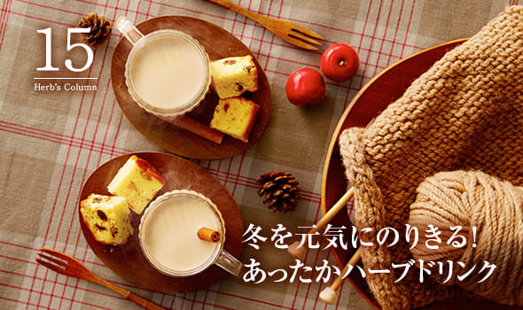 15冬を元気にのりきる！あったかハーブドリンク