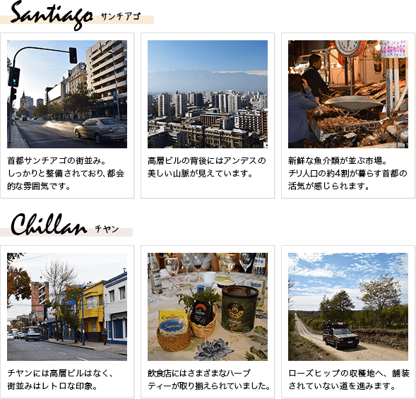 サンチアゴ、チヤンの街並みをご紹介します。