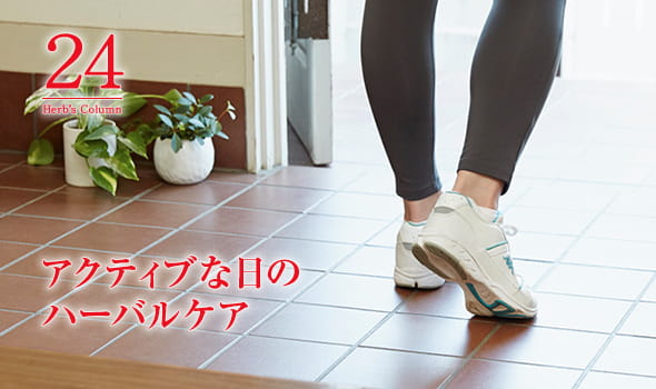 24 アクティブな日のハーバルケア