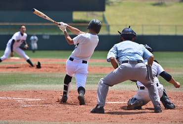 高校野球のワンシーン