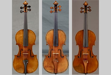 フェスティバルのために来日した21挺のうちの3挺。