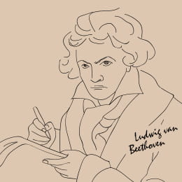 「ベートーヴェン」のイメージ写真