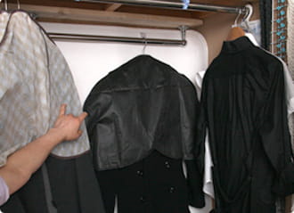 洋服収納の写真